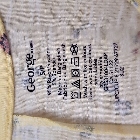 Floral Yellow tank - Picture 3 of 4